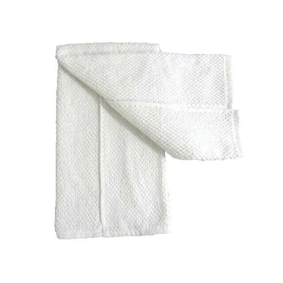 Retro Floral Trailer Camper Kitchen Towel Handmade Applique White Cotton Gift - Picture 3 of 3